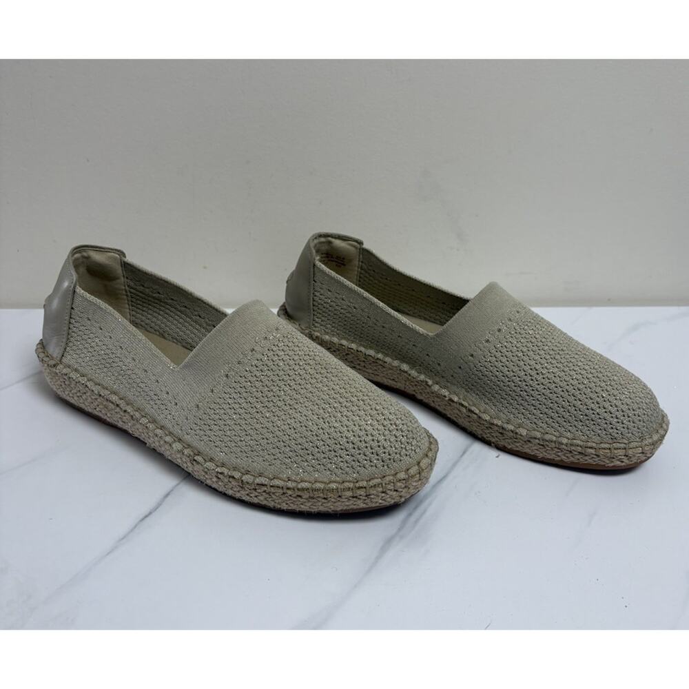 Cole Haan Women's Cloudfeel Stitchlite Espadrille‎ Hawthorne Gold Jute Size 9.5